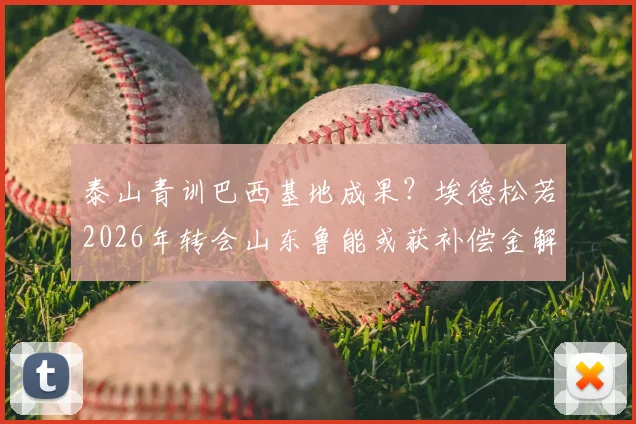 泰山青训巴西基地成果？埃德松若2026年转会山东鲁能或获补偿金解析